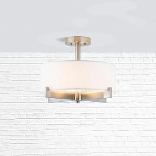 厂家直JL099供创L意款现代简约布艺酒店客板房房书房E样D吊顶吸顶