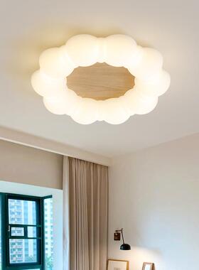 北D欧灯具原木风卧室灯用个简性约家LE879吸顶灯创意儿童房吊灯