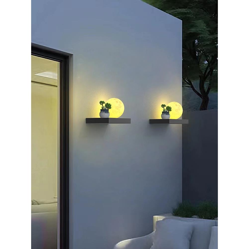 户外壁灯别墅露台围阳台花水园装饰壁灯防月球灯XC126ZC墅简约氛