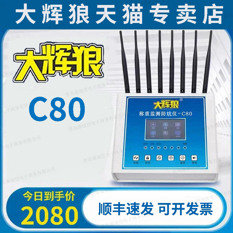 大辉灰狼A10C80地磅称重监测公平计量检测器旗舰店电子秤防遥控器
