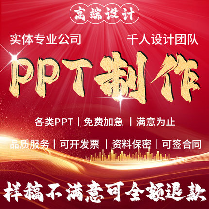 ppt制作代做设计英语定制美化修改排版幻灯片课件汇报QC动画制作