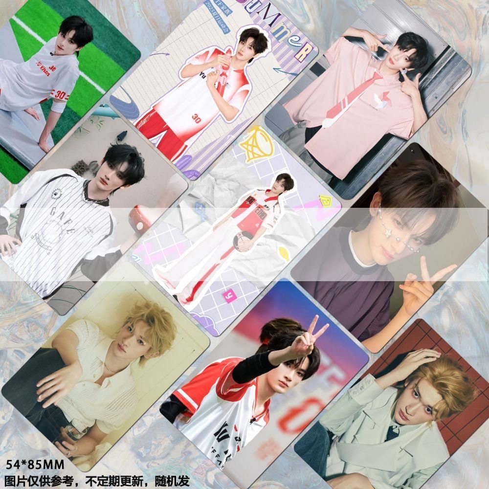 夏日运动会余宇涵小卡镭射歌手高颜值周边三寸圆角自印卡膜ins风