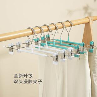 夹 防风衣架自动锁口高楼层防掉裤 架家用室外裤 子内裤 晾晒防吹落裤