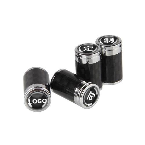 汽车车标轮胎真碳纤维气门嘴帽通用轮胎盖车标气门芯帽碳纤气门嘴