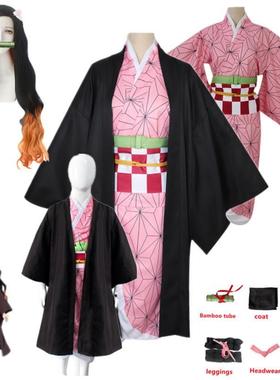 Anime Demon Slayer Kimetsu no Yaiba Cosplay Costume Nezuko K