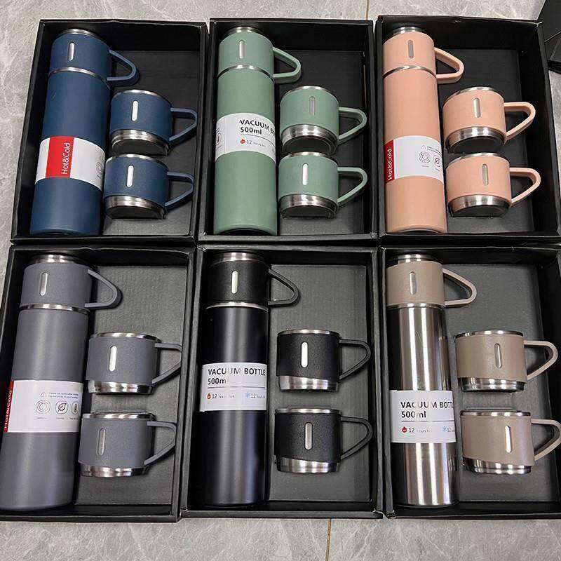 Hot Water Bottle500ML Stainless Steel Vacuum Flask Gift Set