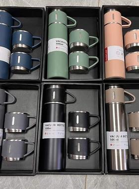 Hot Water Bottle500ML Stainless Steel Vacuum Flask Gift Set