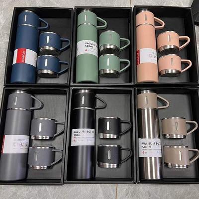 Hot Water Bottle500ML Stainless Steel Vacuum Flask Gift Set
