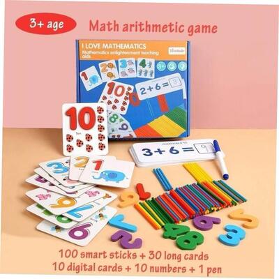 Montessor Toys For Kds Englsh Spell Words Math新款式玩具拼图