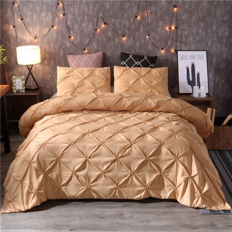 Duvet Cover Pillowcase pcs Bedding Set Queen King Size Bed新
