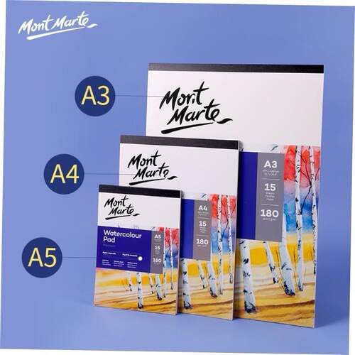 Watercolor painting book aquarelle paper montmarte art book