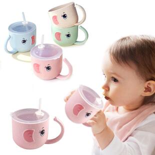 Baby Feeding Bottle Kids Cup Silicone Sippy Children Leakpro