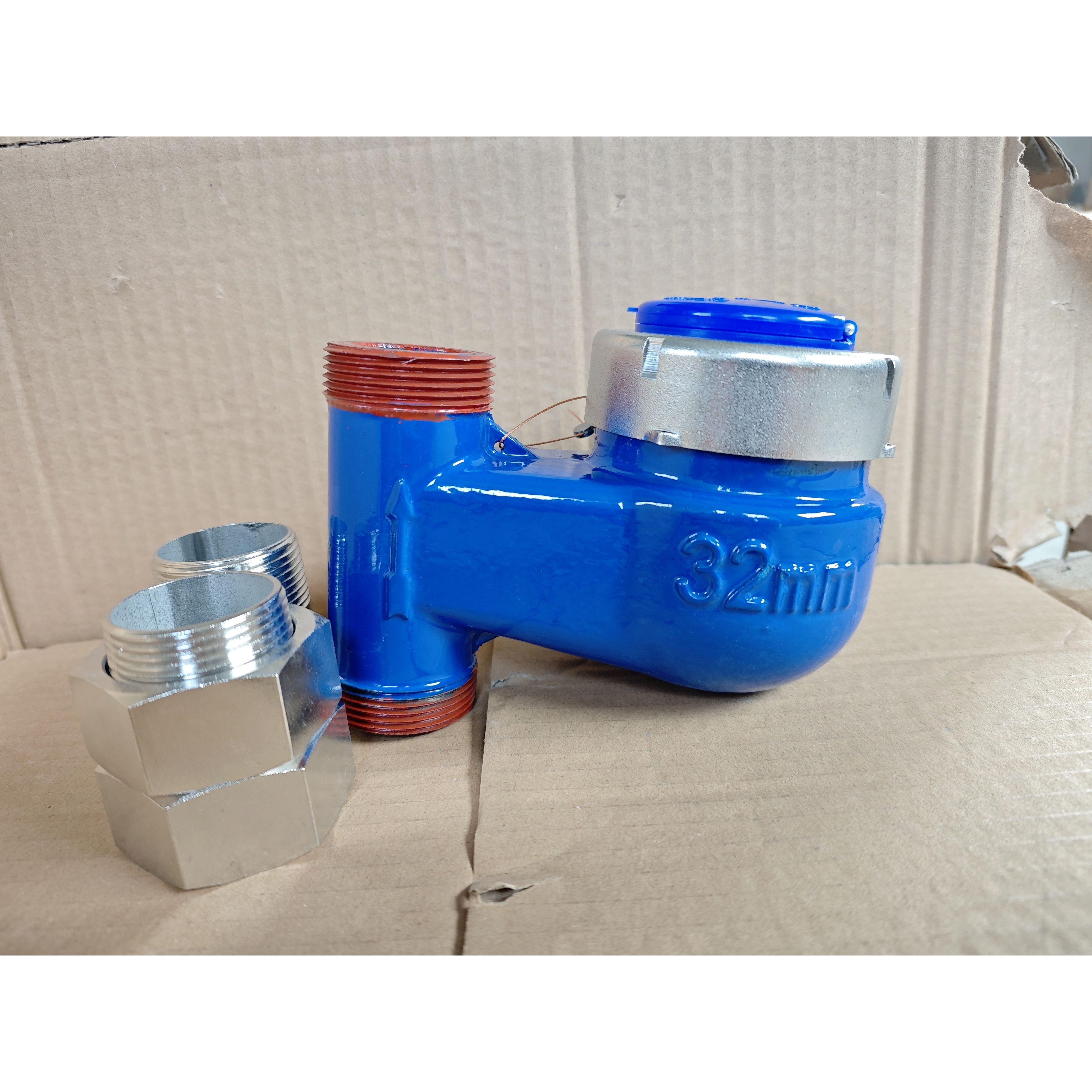 63水管丝牙活接水表平式/立式/竖装/50水管水表40水管水表