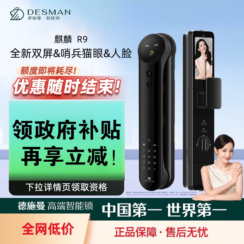 德施曼智能锁R9