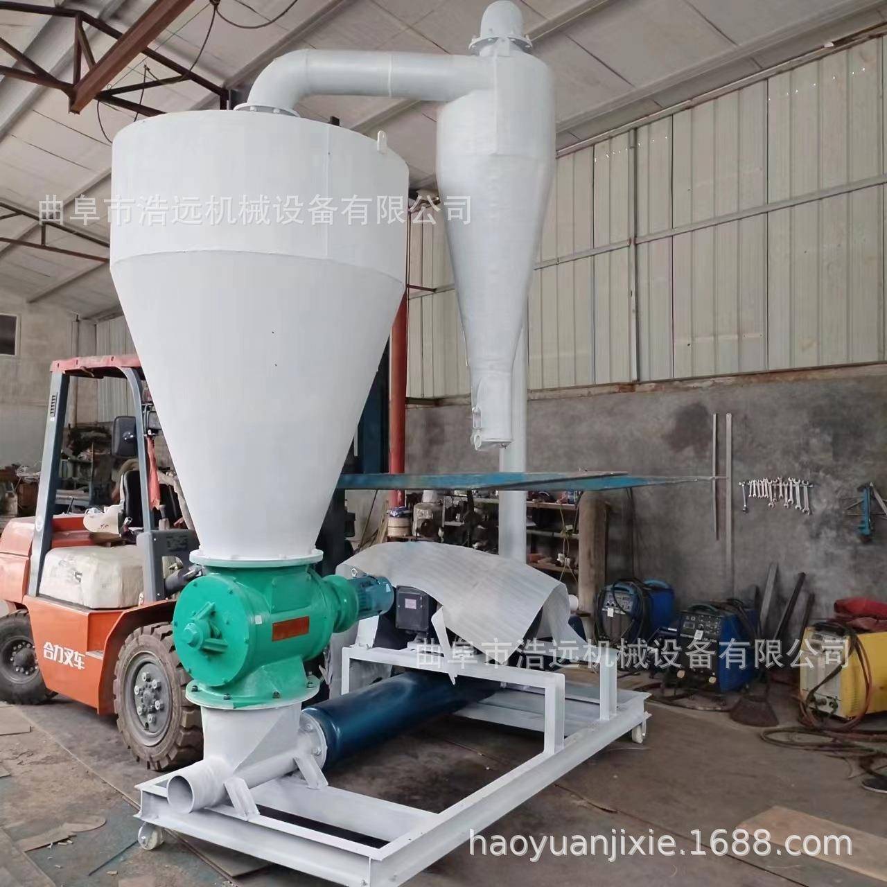 150型罗茨风机气力吸粮机软管负压无破损大豆装车机集装箱卸料机