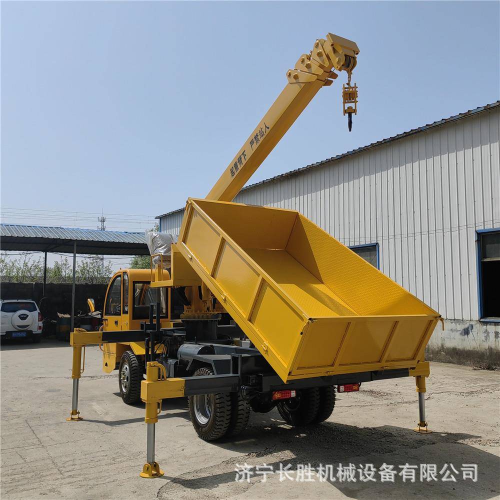 吨自制随车起重机液压升降翻斗四不像随车吊支持按需生产