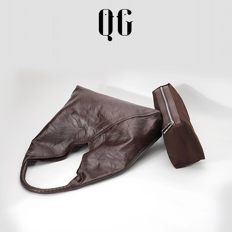 QG女包包2024年秋季热风新款女士大容量交叉软包单肩手提腋下包,箱包皮具/热销女包/男包,通用款女包,淘宝优惠券,粉丝福利购,淘宝优惠卷