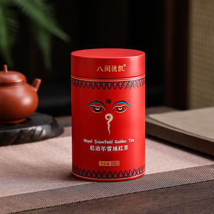 八闽德凯尼泊尔雪域花果香红茶60g 进口茶叶罐装白茶散茶烘焙手工