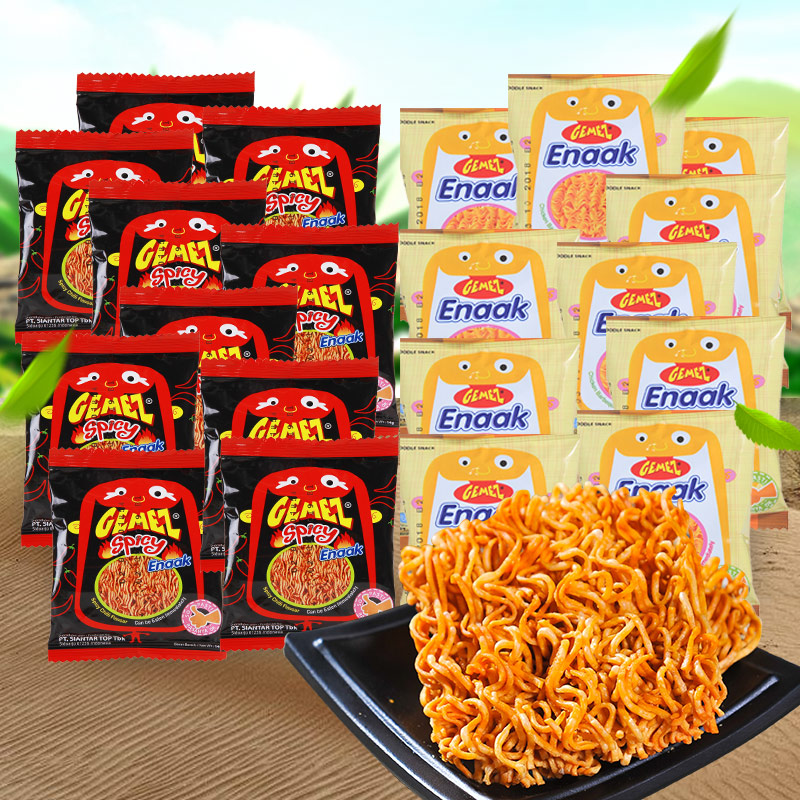 印尼小鸡面干脆面gemez干吃面