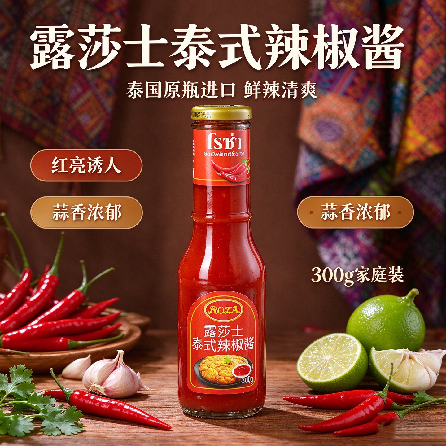 Roza露莎士泰国进口泰式辣椒酱