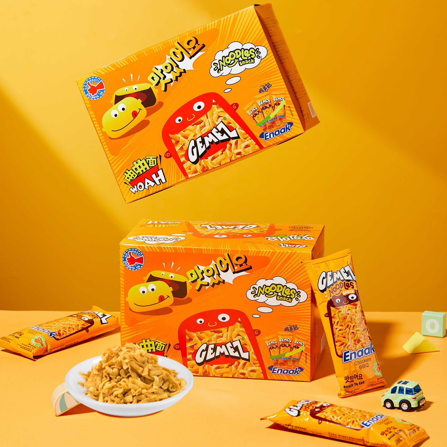 印尼小鸡曲曲面gemez干脆面干吃