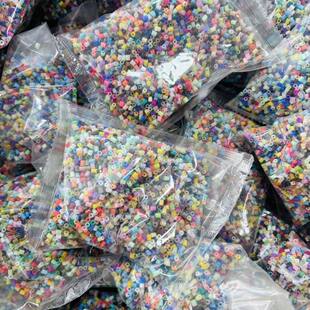 拼豆100000补充手工高质量豆mm1000融合包益智混豆装克颗2.6小豆