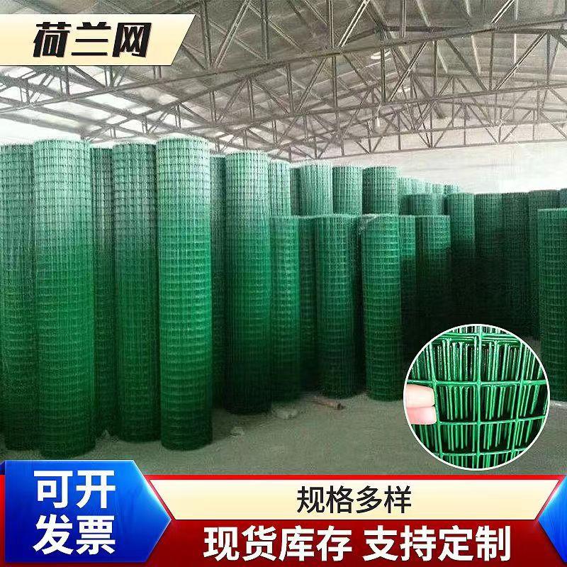 荷兰网草绿色铁丝网养殖隔离网圈地铁丝网防护网果园塑料围栏网