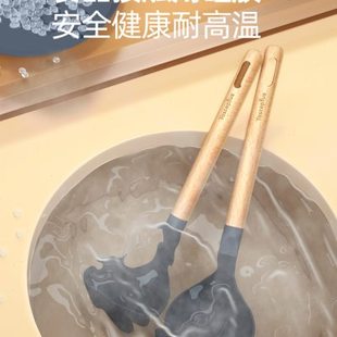 悦味不粘锅硅胶铲勺组合可悬挂铲勺烹饪小工具