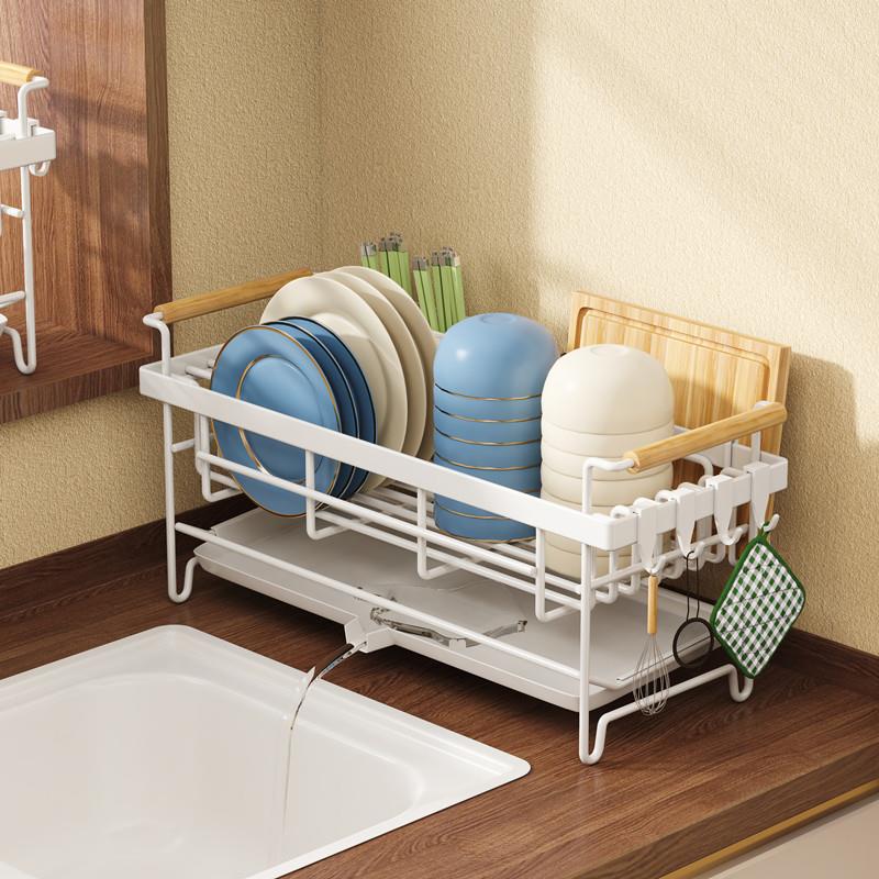 窄沥水碗盘架厨房窗台小碗筷沥水架洗碗槽水池置物架放水槽晾碗架