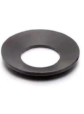 65Mn锰钢蝶形垫圈锥型垫片盘型垫片碟型弹簧垫片黑色碟簧碗型介子