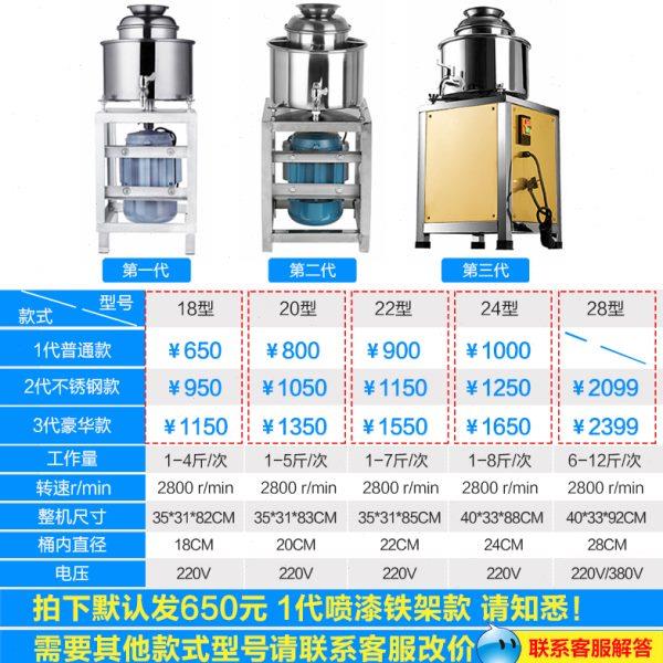 商用不锈钢鱼丸牛肉丸肉丸绞肉机机电动家用机机打浆自动打浆肉丸