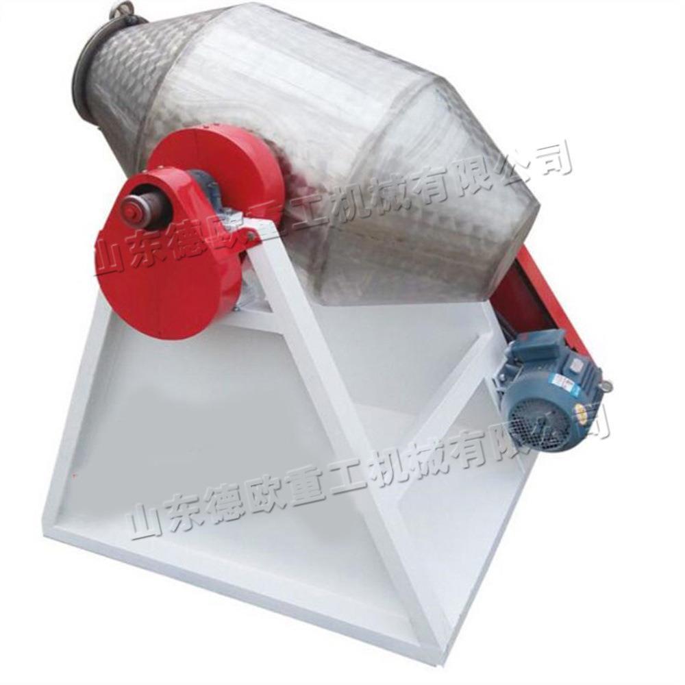 小型腰鼓式搅拌机不锈钢混凝土搅拌桶360度旋转建筑泥浆混合机