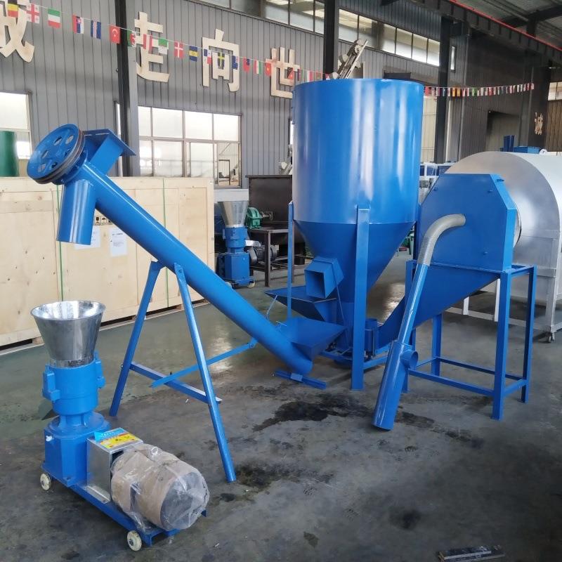 苜蓿草粮食牛羊饲料颗粒机玉米麸皮鸡鸭鹅饲料颗粒机动物颗粒机