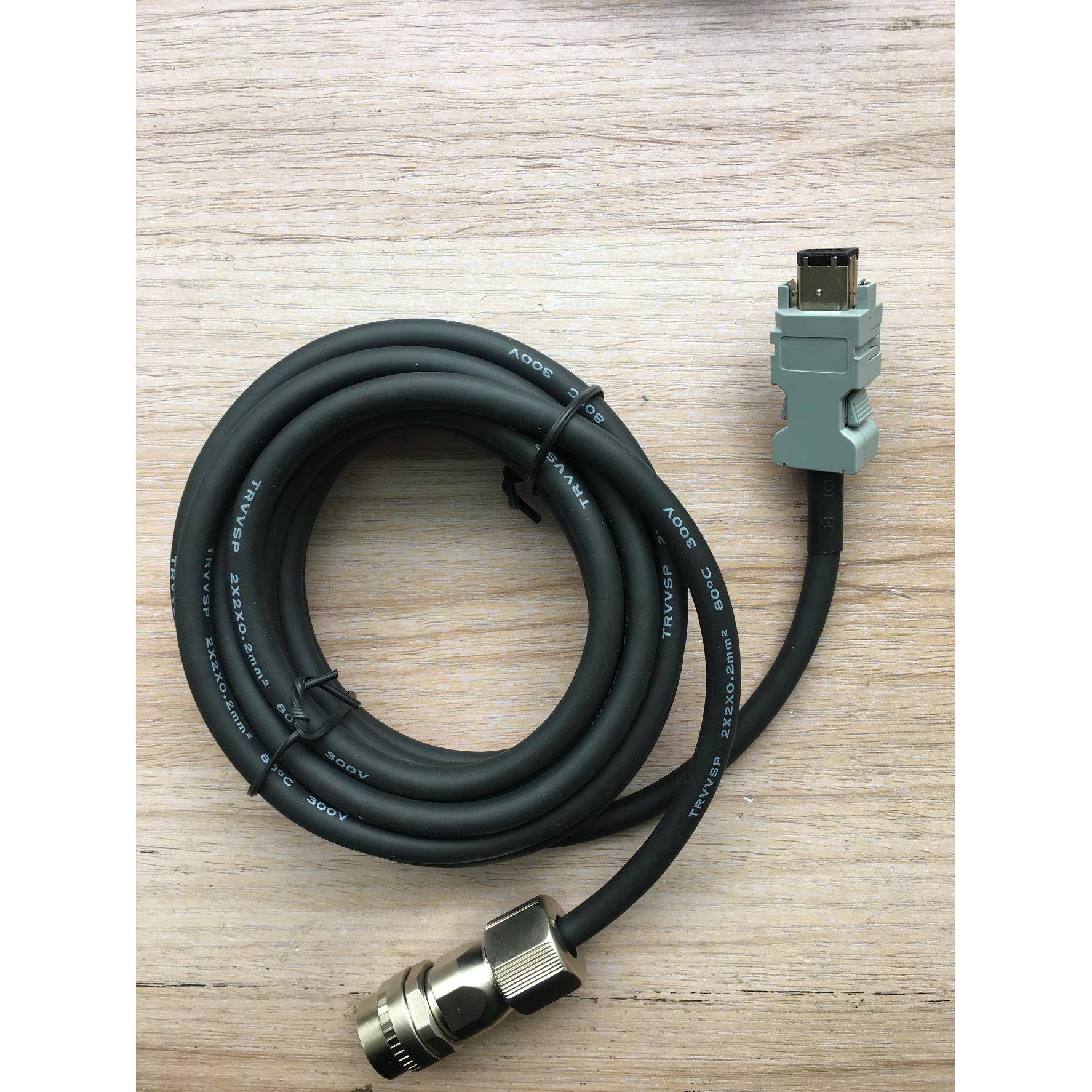 禾川伺服1KW以上电机线编码器电缆CAB-ENC100A-3M/ENC100A-ABS-3M