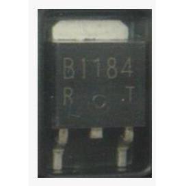 B1184 2SB1184 三极管60V 3A TOP-252封装 贴片管