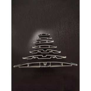 铝合金弧形卡槽插槽可更换铝槽材板铝型材弧型标识标牌科室牌门牌