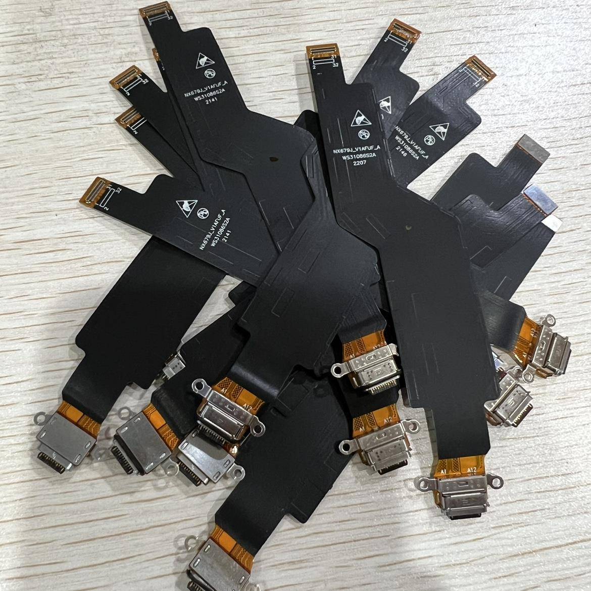 适用于努比亚红魔7 7S NX679J S尾插接口 充电小板 开机音量排线
