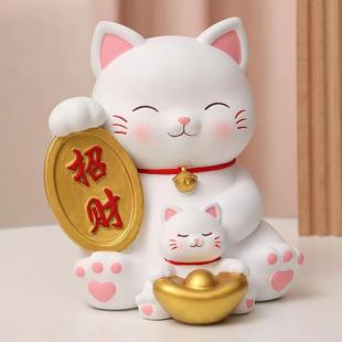 儿童女孩储钱罐摔不烂存零钱箱摆件 招财猫存钱罐2023新款