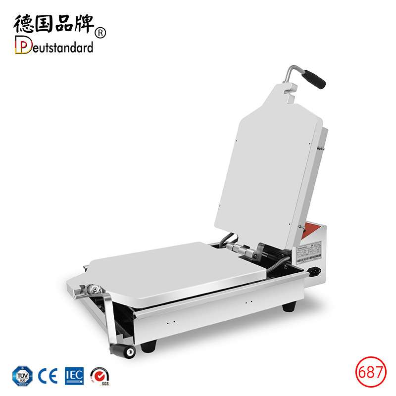 商用小吃设备海鲜化石饼机甲骨文机摆摊网红小吃海鲜甲骨文饼机器