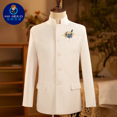 汉姆英雄男童中山装民族风服装