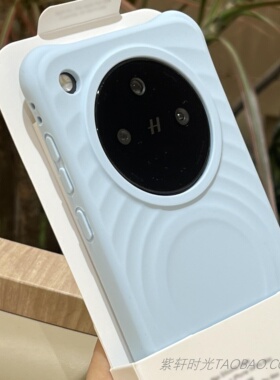 婴儿奶黄色波漾磁吸适用华为mate70/60pro+手机壳Pura80ultra液态硅胶苹果16promax软糯iPhone15/14plus女13