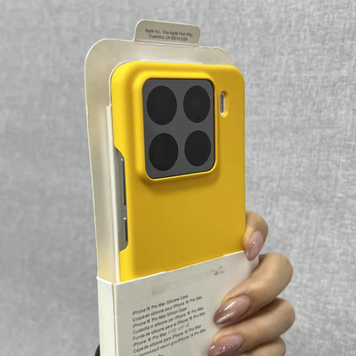 柠檬黄无边框手机壳适用小米15