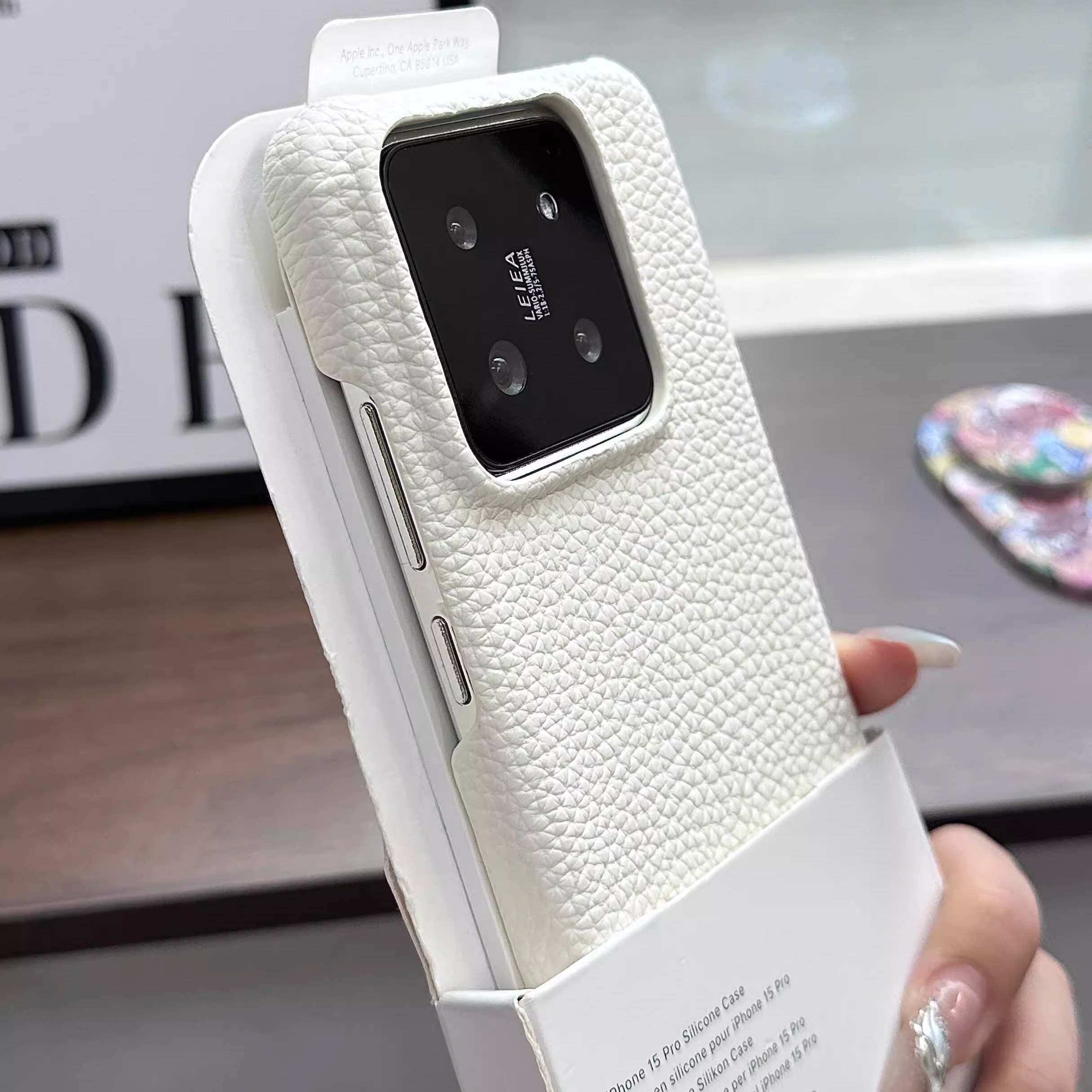 荔枝皮纹手机壳适用小米15