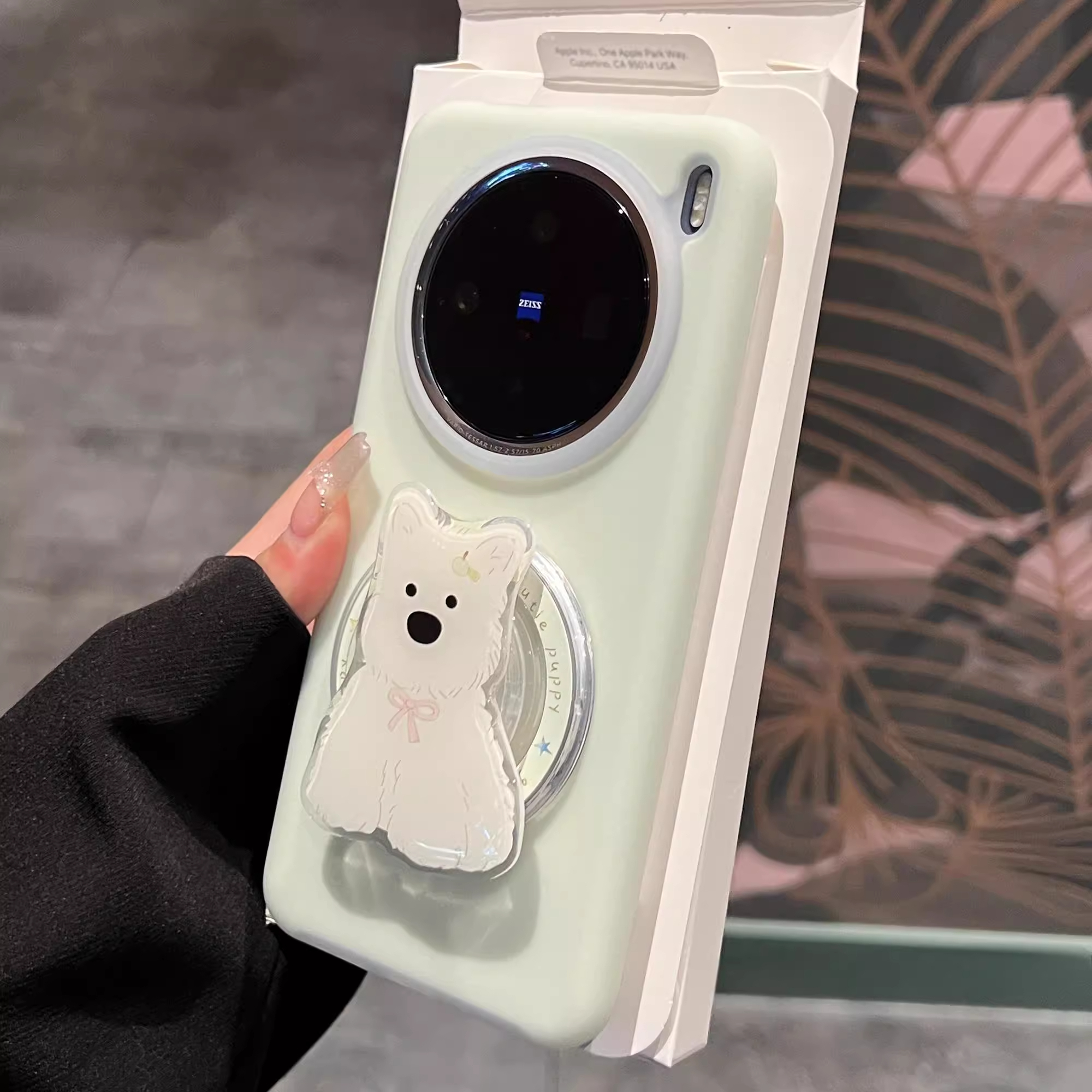 果冻磁吸支架西高地小狗手机壳适用华为Maate70pro+液态硅胶60RS防摔50清新40肤感pura80UlTRA荣耀Magic7/X60