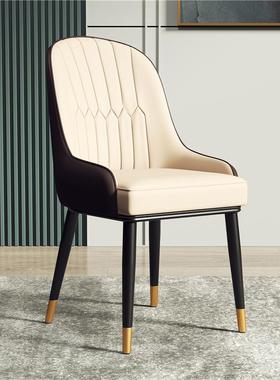 家子用凳北欧轻餐奢餐椅家用厅HZ202012简妆约时尚靠椅洽谈椅欧式