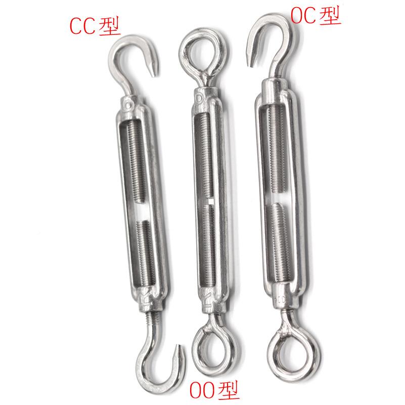 04不408锈钢花兰螺丝开体花篮螺丝钢丝体绳收紧3花器 不锈钢闭兰