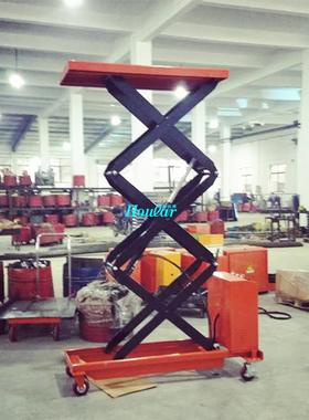 DPS5002电动台叉车500kg2米升降平台车半自动液压剪升降平手-DPS5