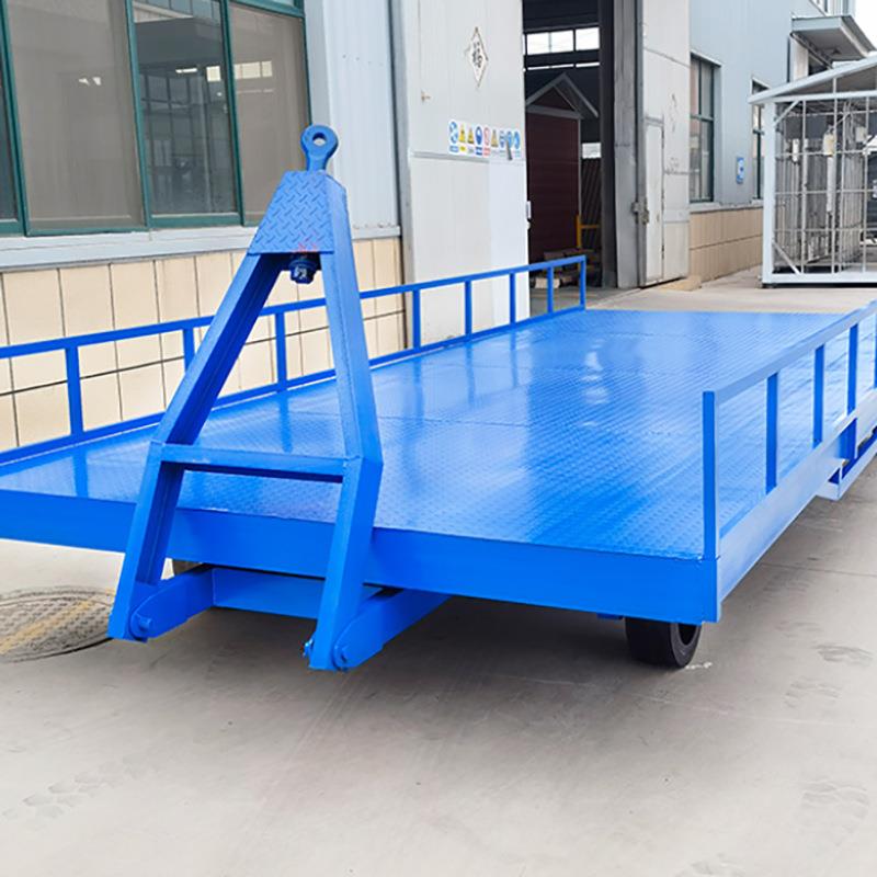 10吨重型底盘牵引平轮货板车实心胎物重运输车中科研工536行李搬