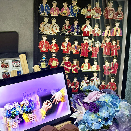 孙颖莎王楚钦周边莎头周边徽章