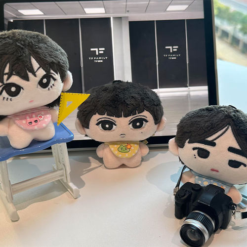 tf家族四代蚕豆体10cm棉花娃娃